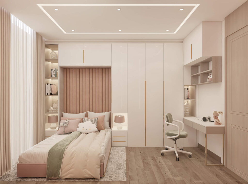 أجمل تصاميم غرف النوم في الرياض: دليل شامل girl bedroom 01 أجمل تصاميم غرف النوم
