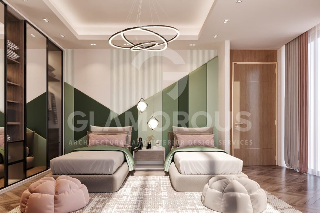 غرفة نوم بنات حديثة