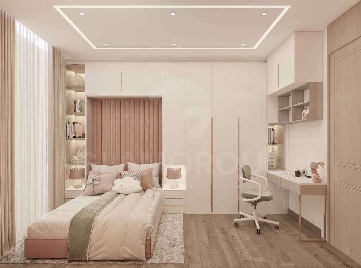 غرفة نوم بنات صغار