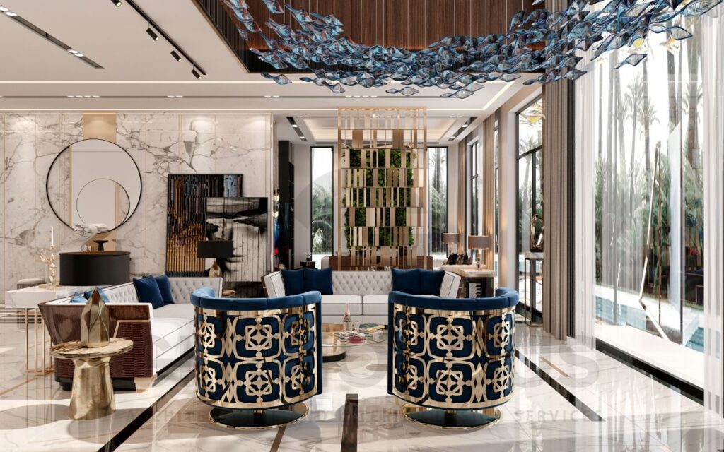 مرآة غرفة الجلوس