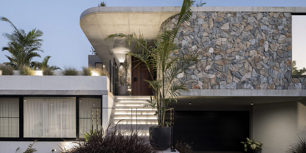 واجهة حجر طبيعي