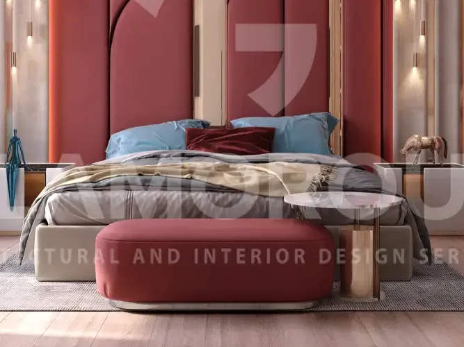 سرير غرفة نوم ماستر