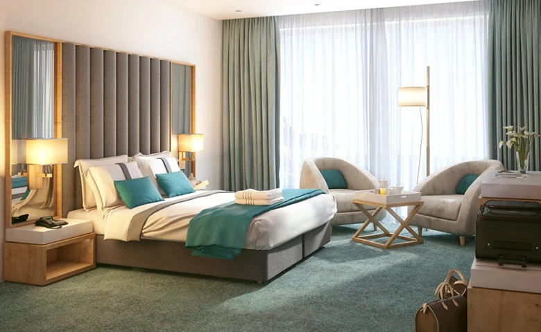 اثاث غرفة فندقية