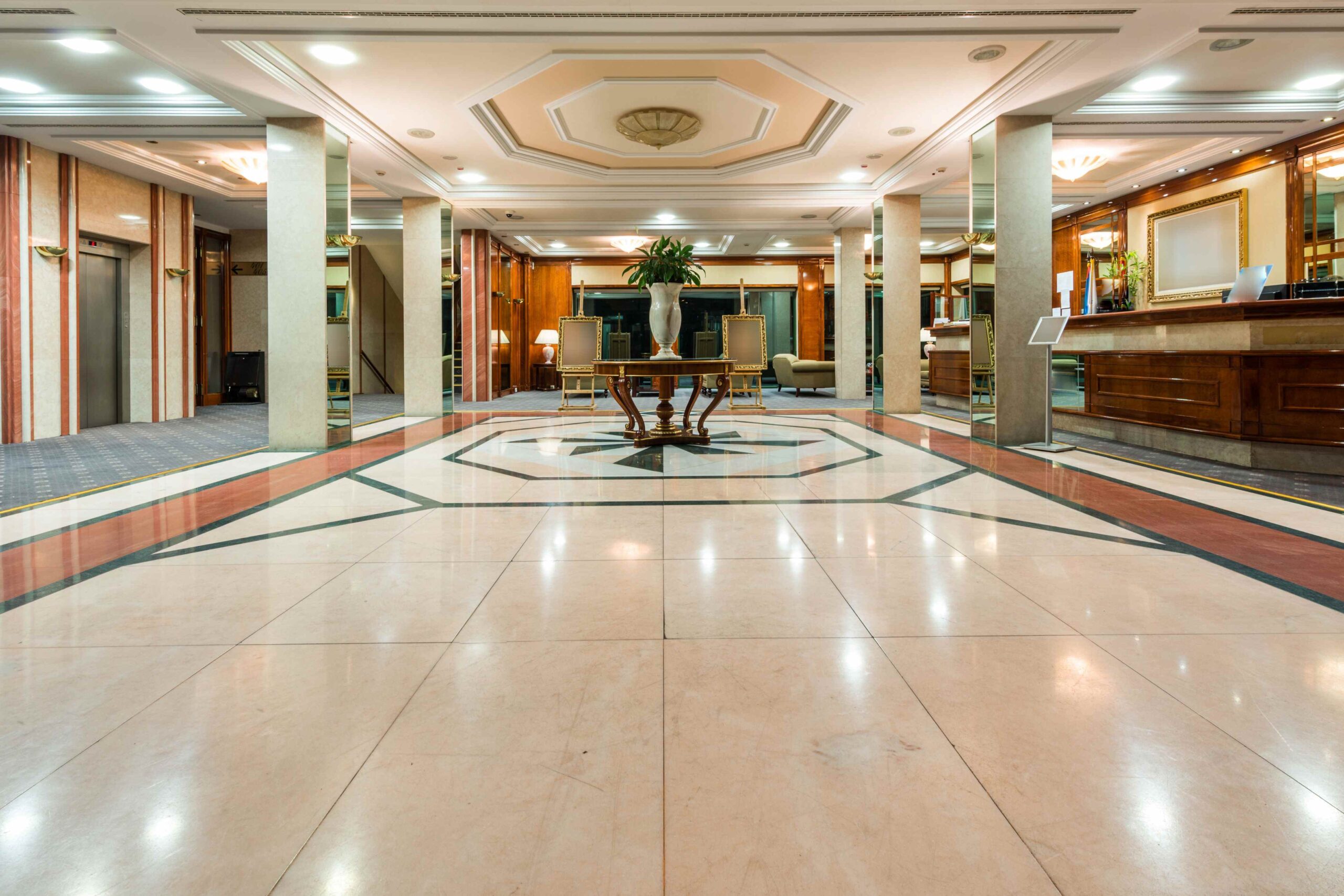 Luxury hotel interior design