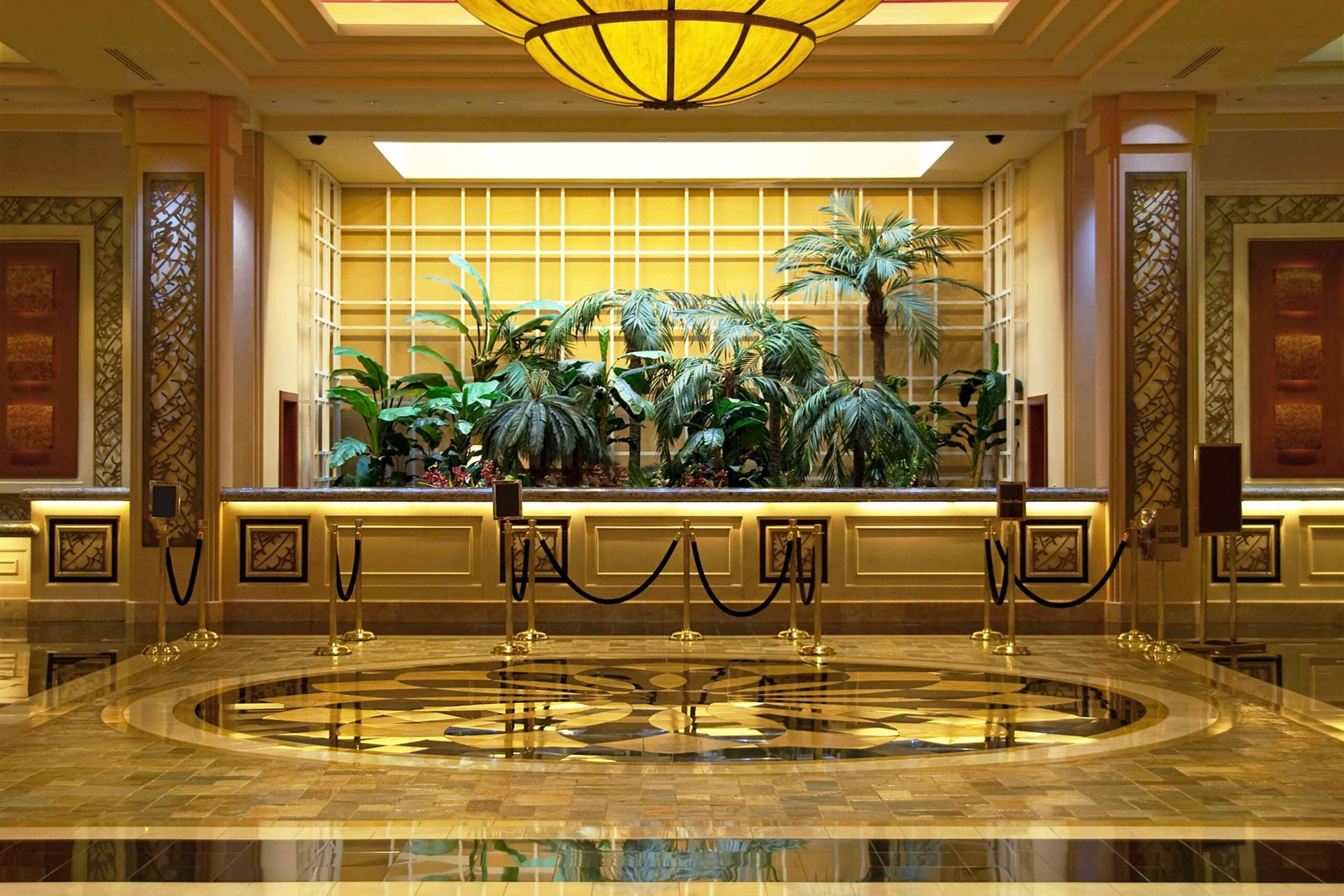 Luxury hotel lobby interior design