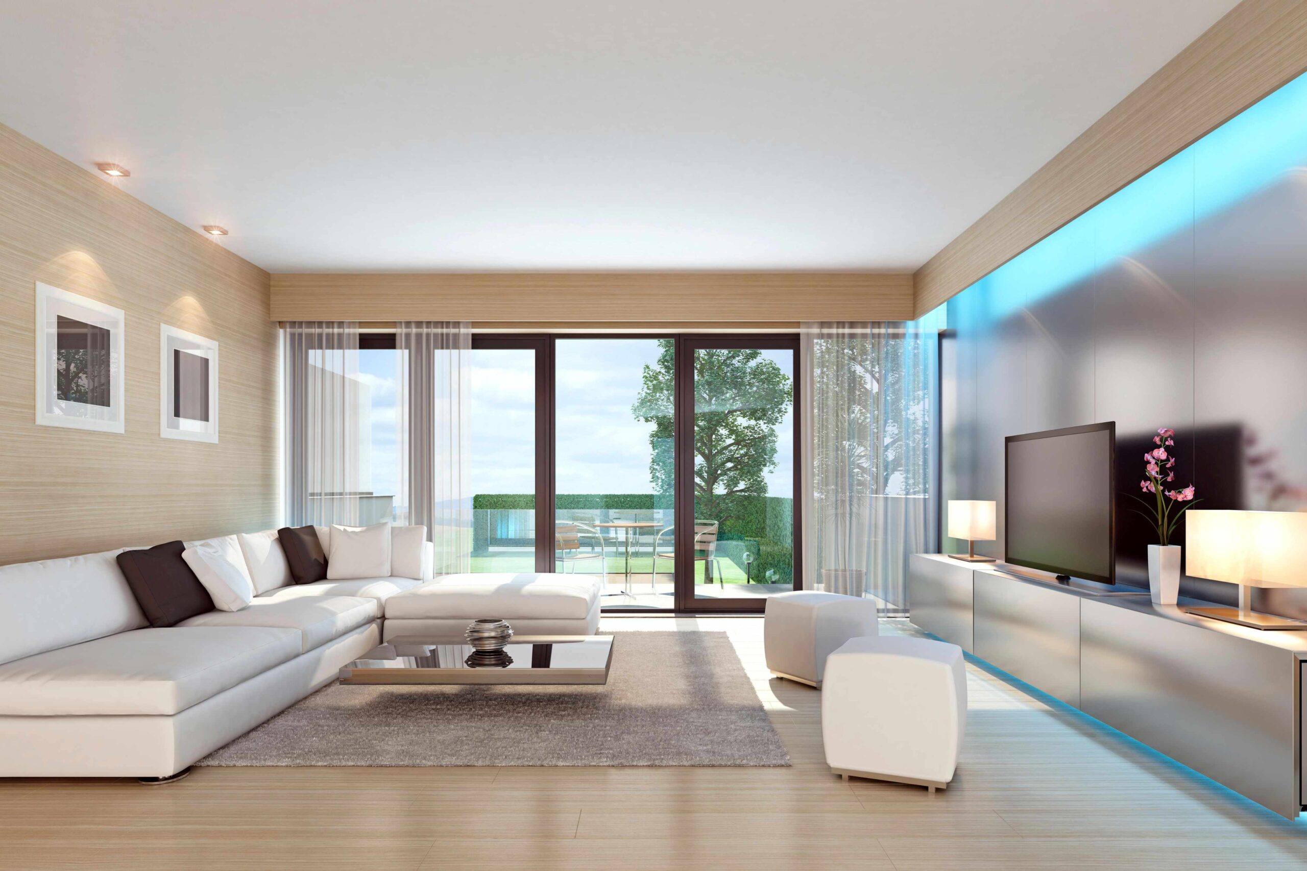 Luxury hotel bedroom