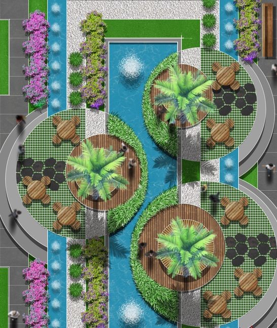 Small Hotel Landscape Design