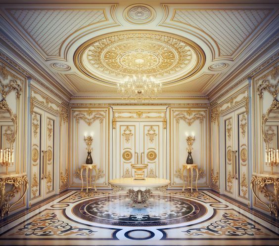  التصميم الداخلي لفيلا كلاسيك