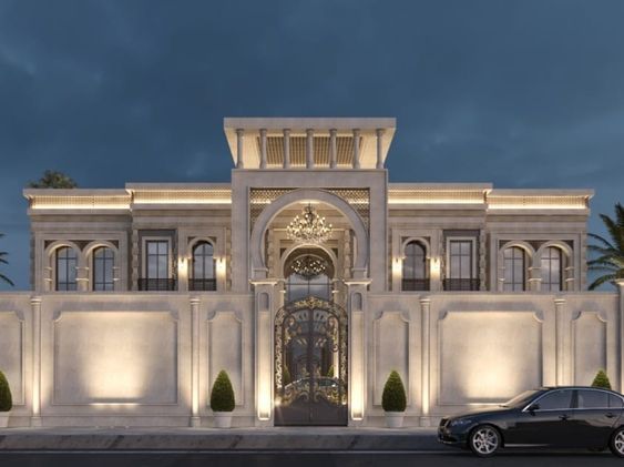 Villa gate design