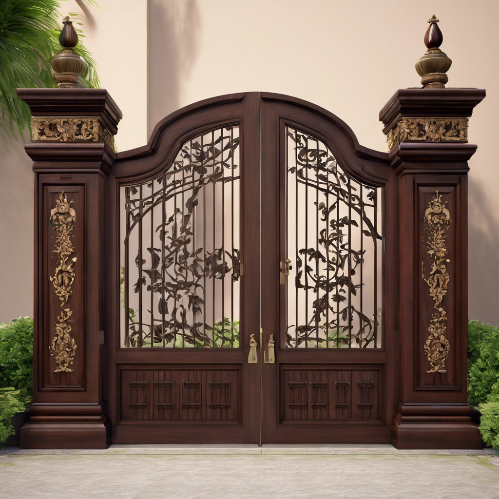 Villa gate design