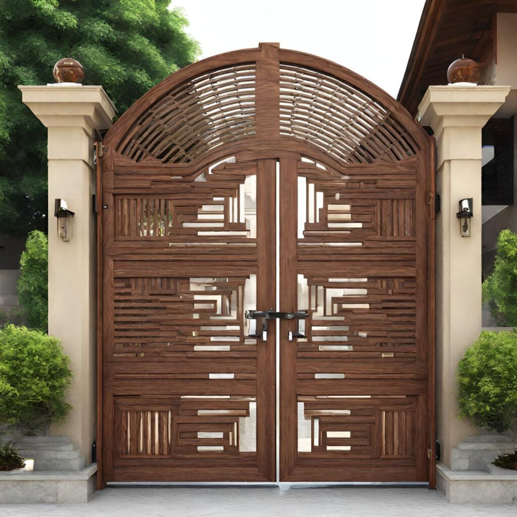 Villa gate design