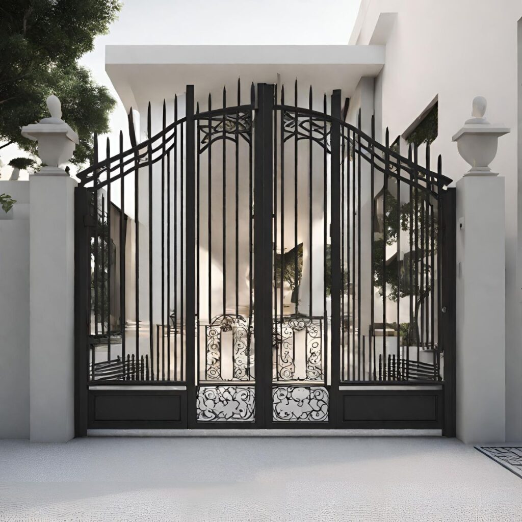 Villa gate design