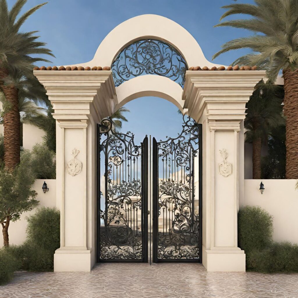 Villa gate design
