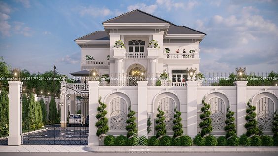 Villa gate design