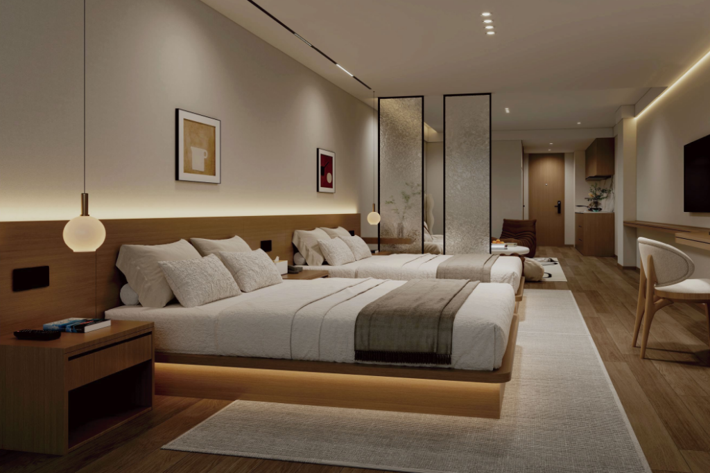 تصميم غرف فندقية في الرياض