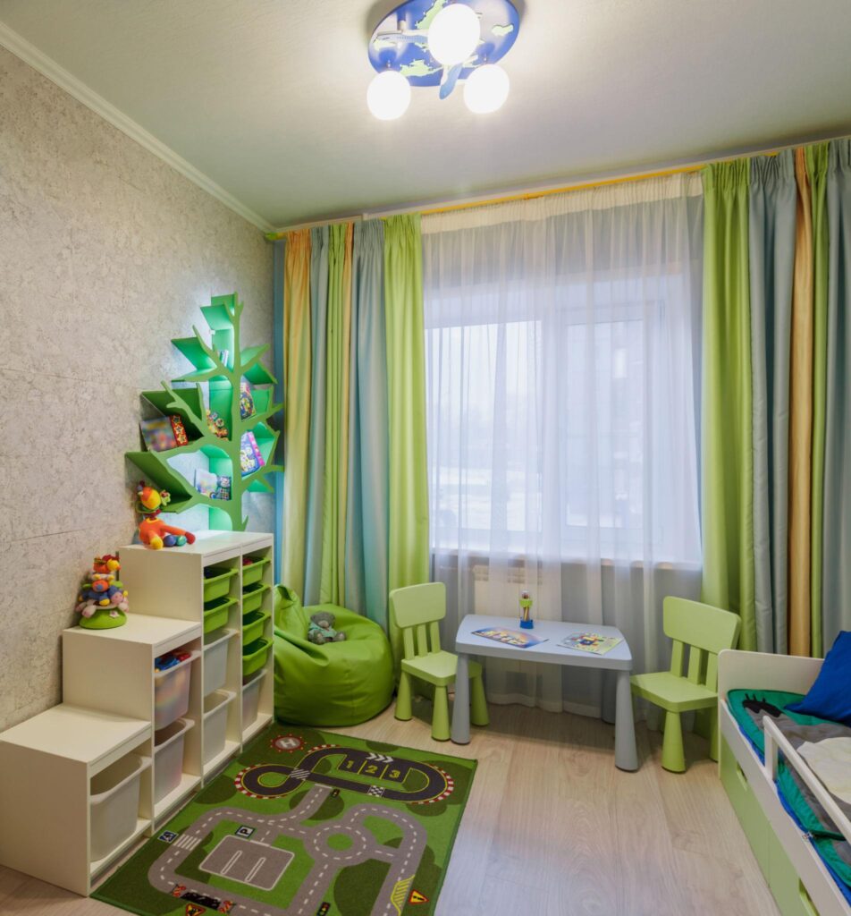 تصميم غرفة نوم الأطفال في منازل الرياض