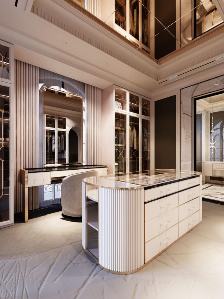 تصميم دريسنج روم (غرفة الملابس) المثالية في الرياض