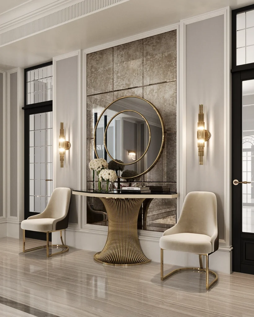 المرايا في الديكور الداخلي بالرياض