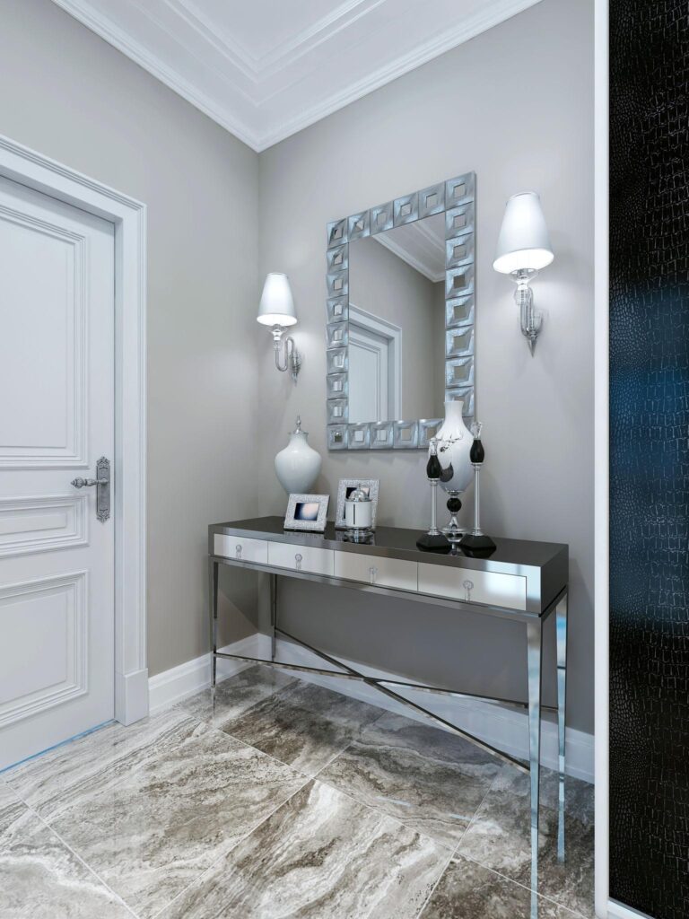 المرايا في الديكور الداخلي بالرياض