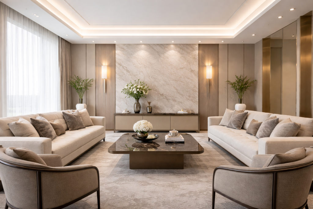 تصميم غرفة الضيوف في الرياض