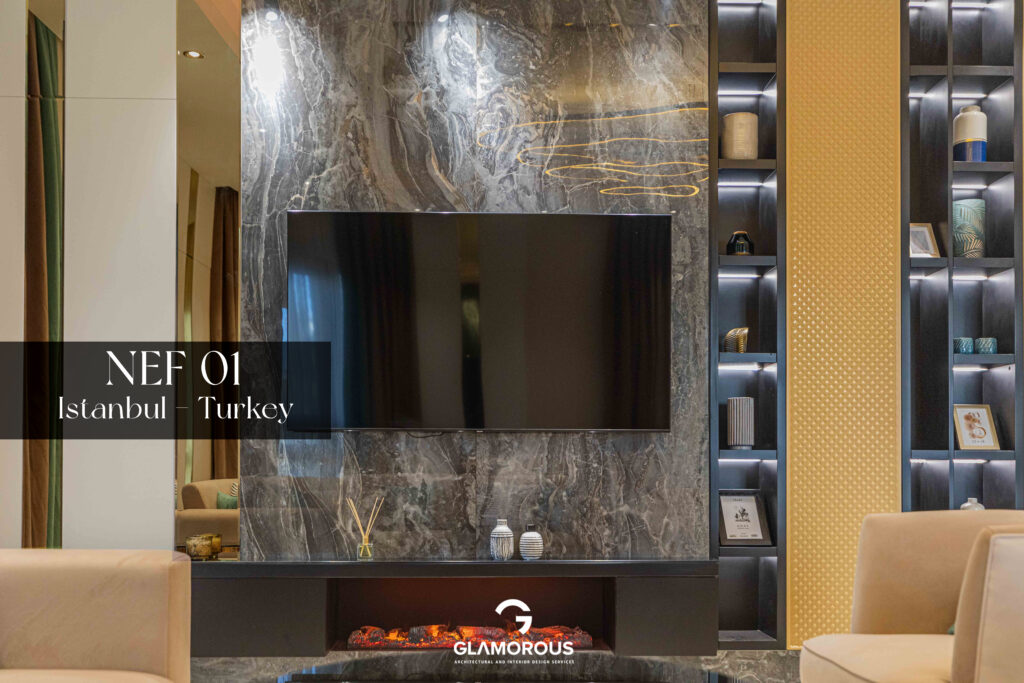 تصميم غرفة نوم فاخرة في اسطنبول