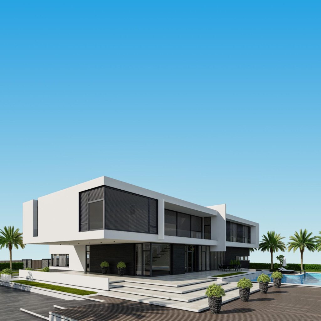 تصميم واجهات المنازل في الرياض