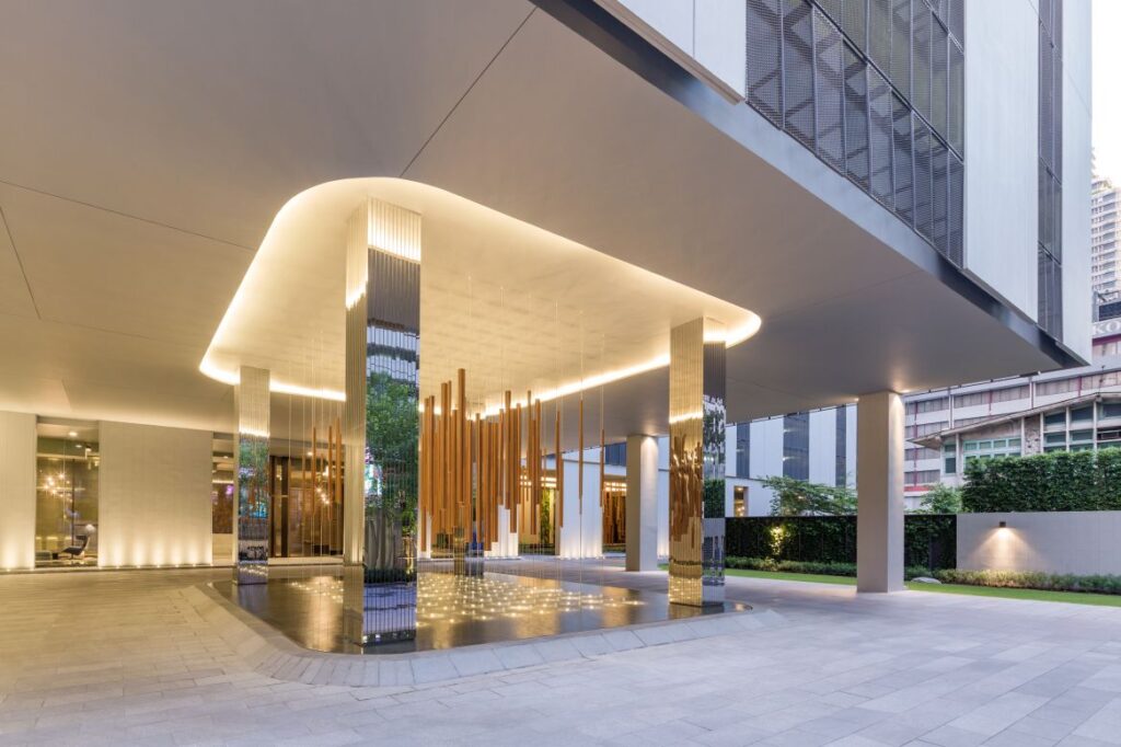 Hotel Facade Design in Riyadh | Modern entrance Ideas