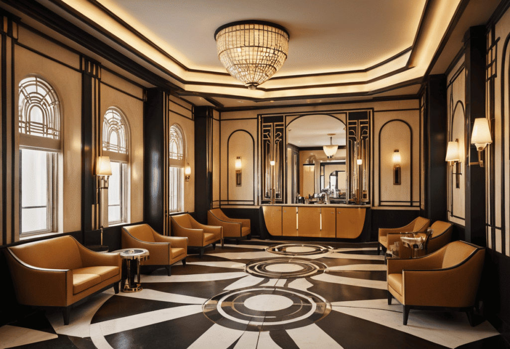 art deco hotel interior design in riyadh