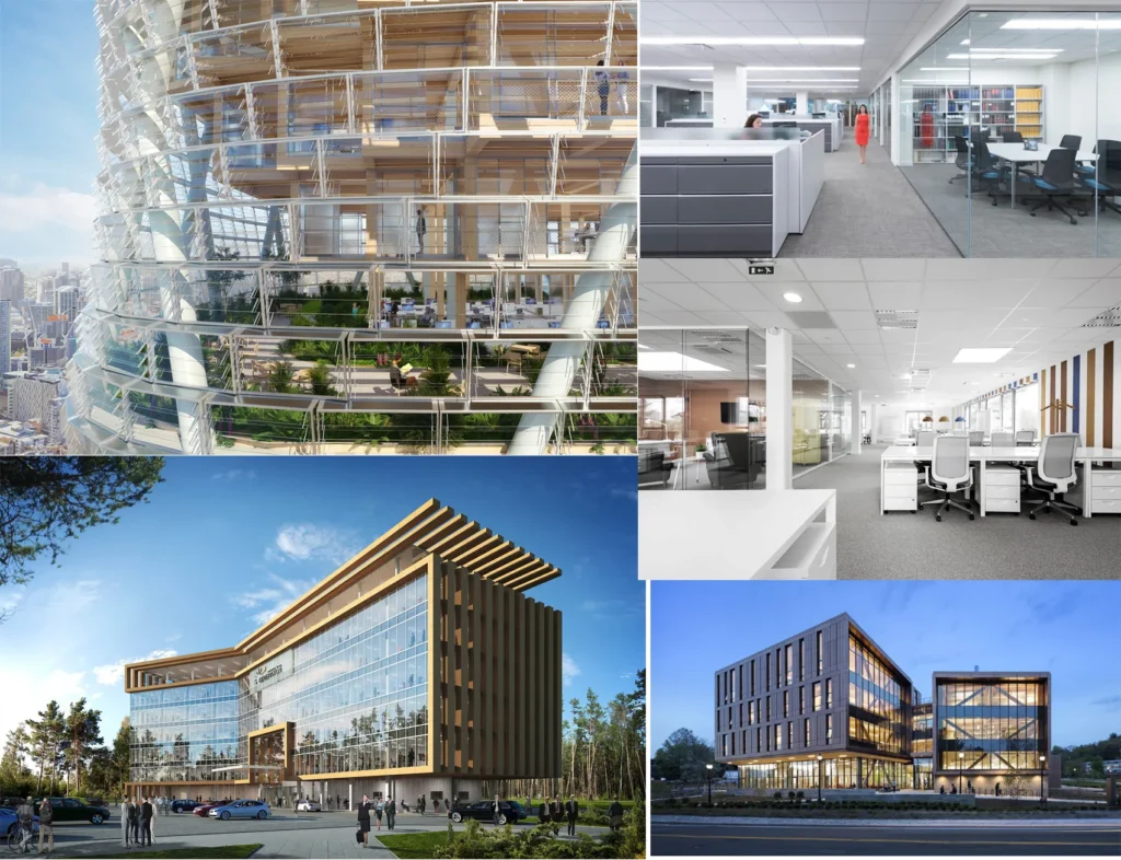 تصميم المباني التجارية