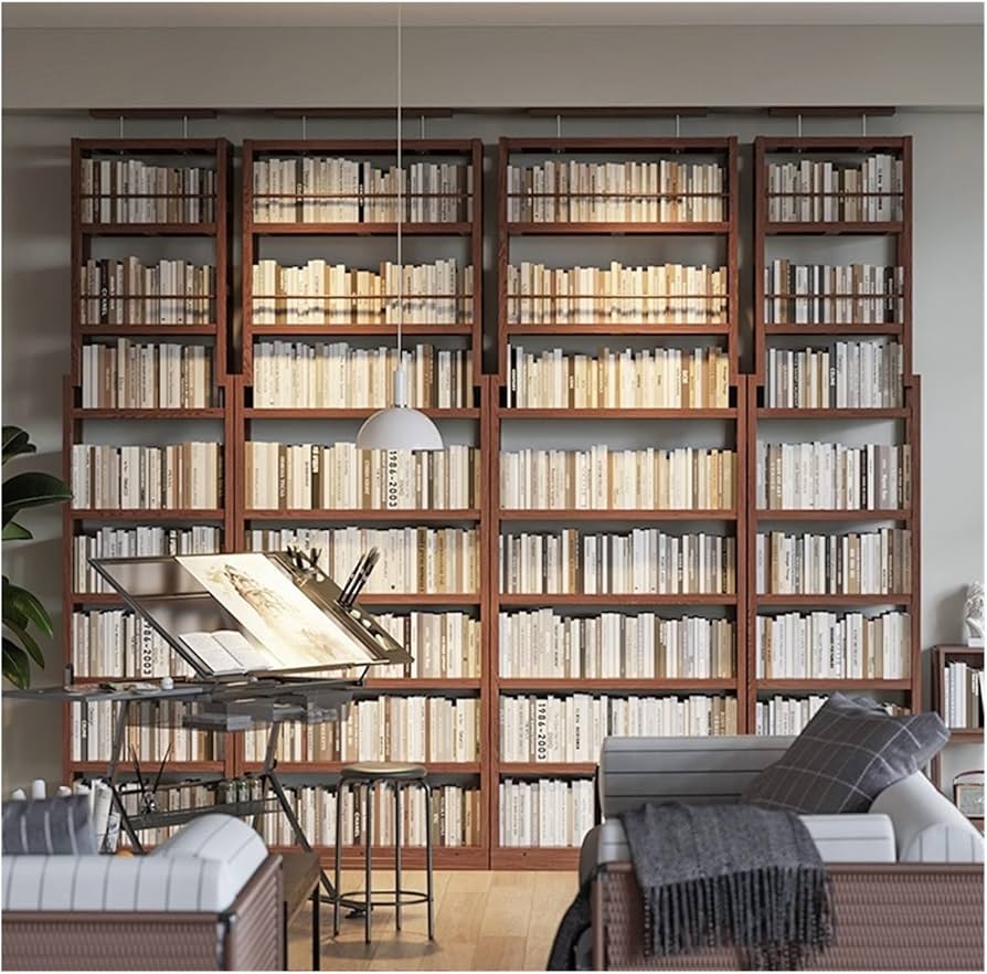 image 26 تصميم المكتبة المنزلية