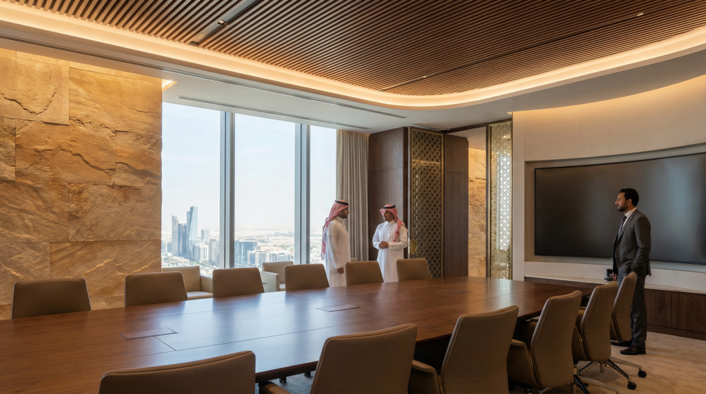 مكتب تصميم وتنفيذ — الحل المتكامل للتصميم والتنفيذ في الرياض