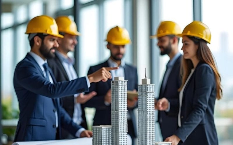 مكتب هندسي يشرف على التنفيذ في الرياض