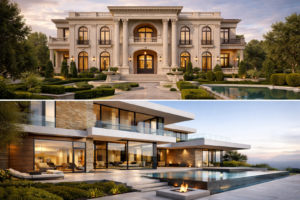 تصميم واجهات مودرن أو تصميم واجهات كلاسيك في الرياض: أيهما يناسب منزلك؟